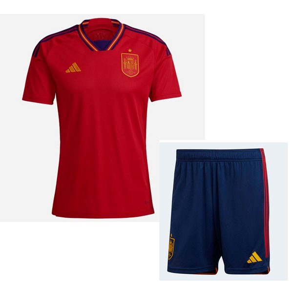 Camiseta Espana 1ª Niño 2022-2023